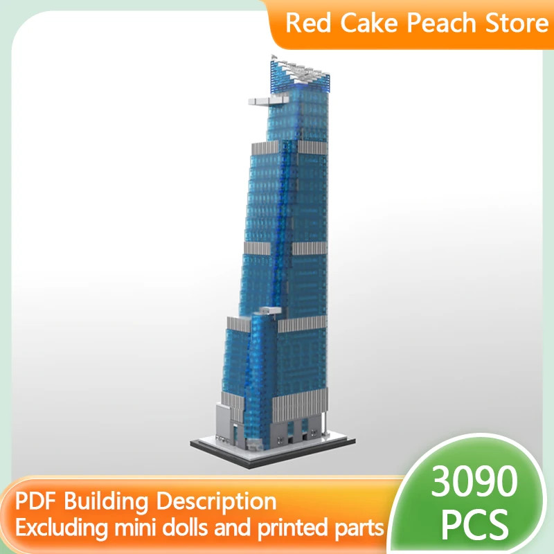 

Конструктор MOC «Городская панорама»: Супервысокое офисное здание, модульная технология, развивающая игрушка для детей, подарок на праздник, набор для сборки