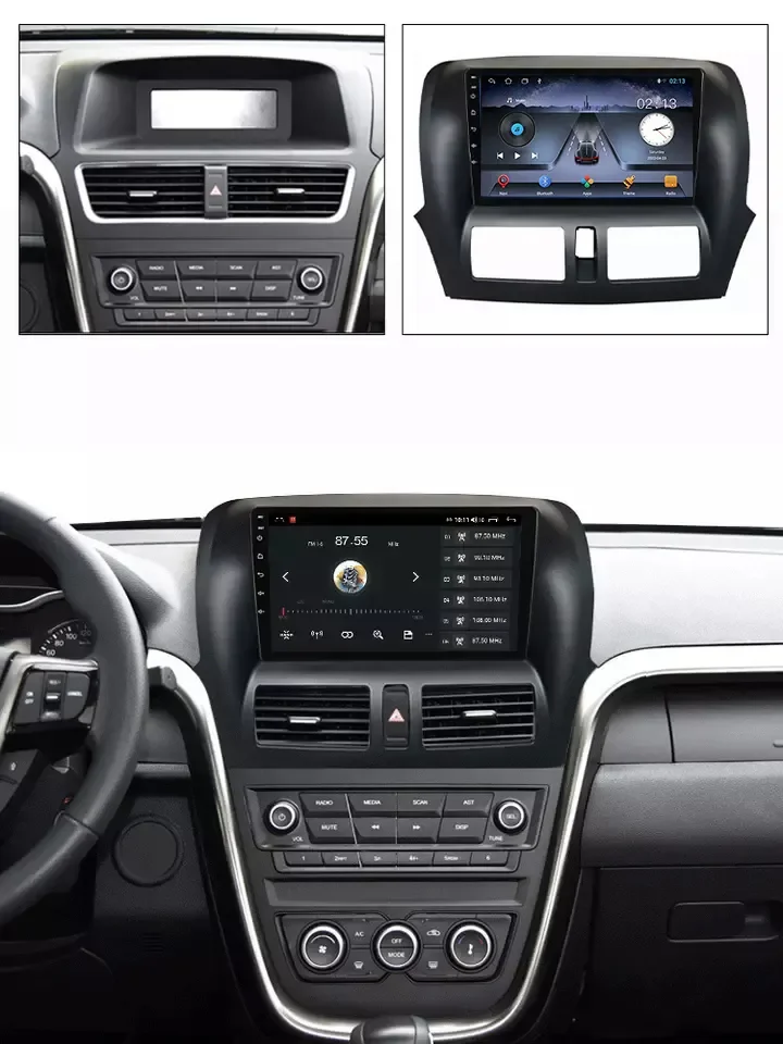 أندرويد 11 IPS سيارة مكبر للصوت ل FAW Besturn X80 2013-2016 2017 GPS BT سيارة فيديو راديو ستيريو مشغل وسائط متعددة dvd mp5 #5