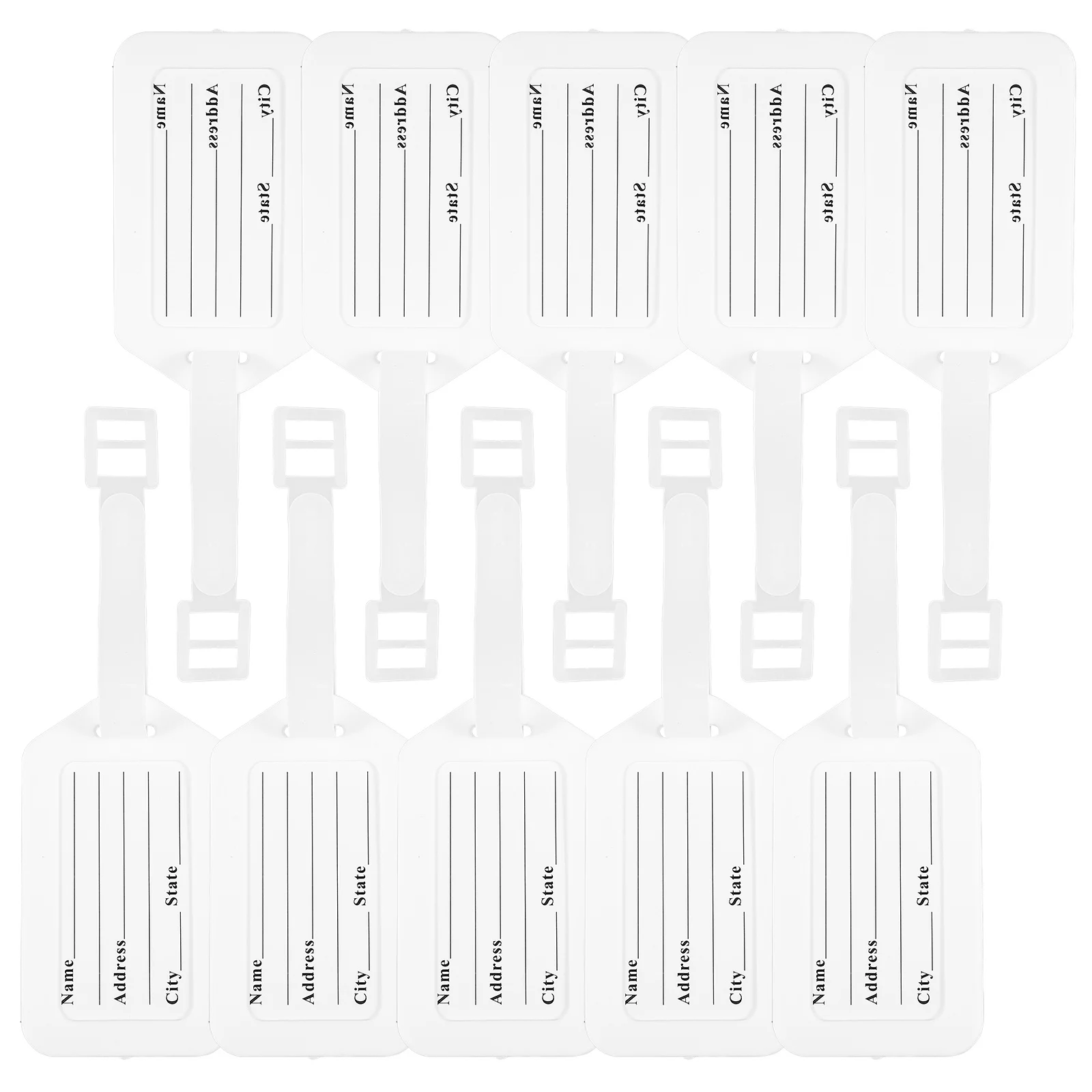 

16Pcs Key Tags Colored Portable Labels Luggage Name Tags Hotel Car Key Identifiers Suitcase Card Tag Label Luggage Accessory