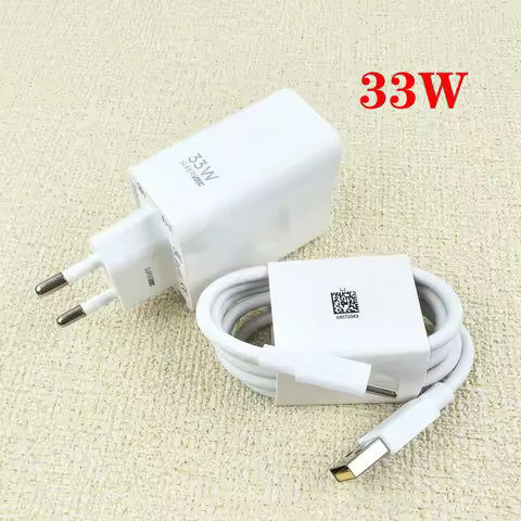 Original Max 33W Supervooc Charger OPPO 3V11A Fast Power Wall Charge Adapter For Reno 6 7 A96 A97 A53 A57 A58 A93 1M USB C Cable