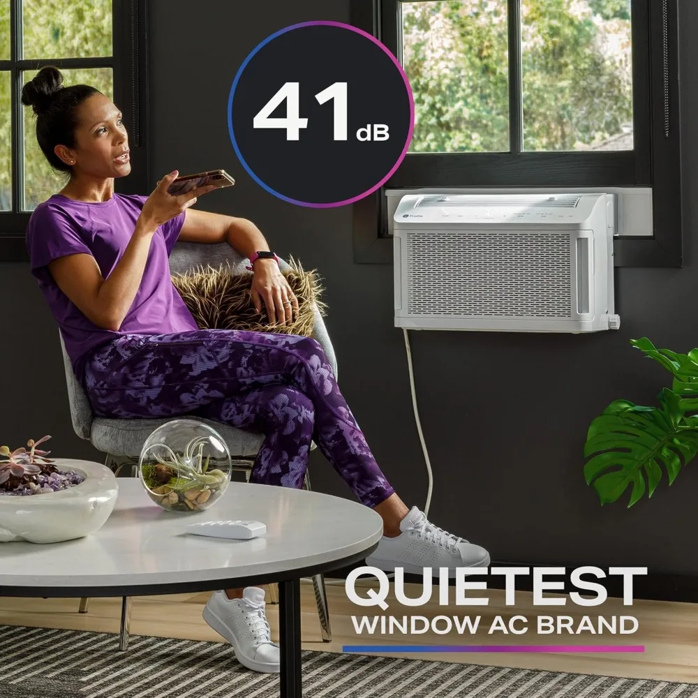 Profile ClearView Window Air Conditioner 8,300 BTU, WiFi Enabled, Ultra Quiet for Medium Rooms, Full Window View, Customized image 3