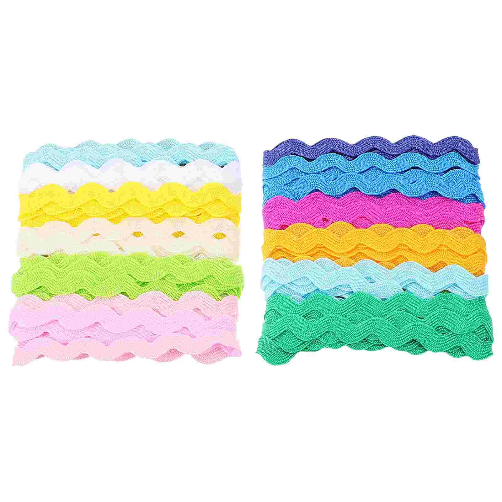 

Vintage Decor 2Pcs Rick Rack Trim Ribbons Diy Crafts Polyester Ribbon Gift Wrapping Ribbon Diy Craft Wedding Decor