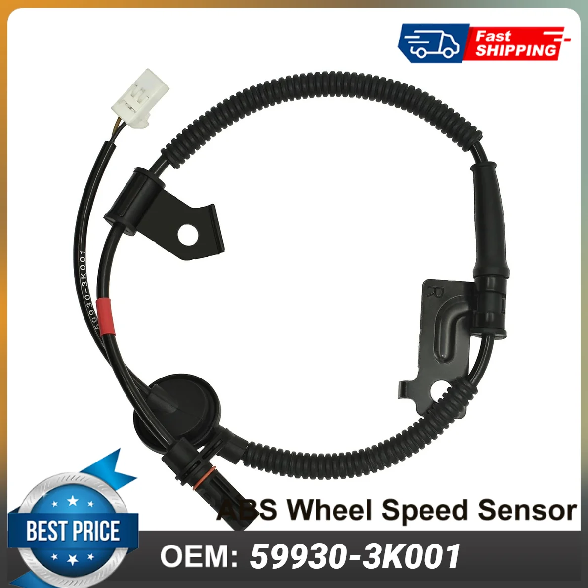 1PCS Rear Right ABS Wheel Speed Sensor 59930-3K001 For 2007-2011 AZERA SONATA