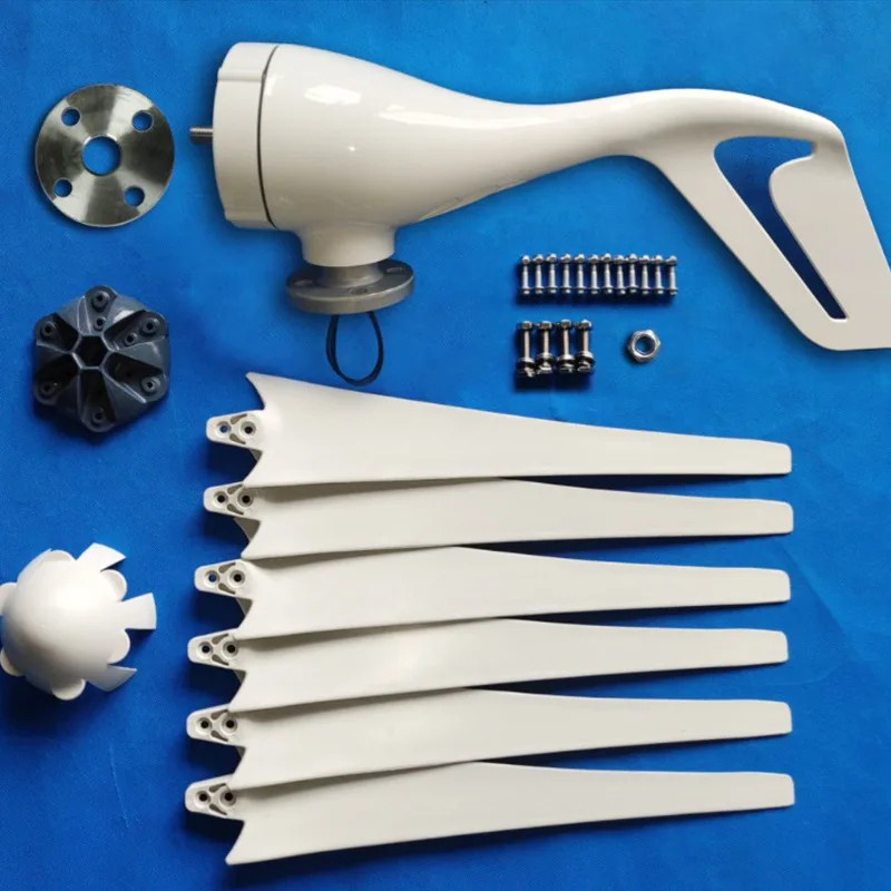 Power Generation System for Horizontal Axis Wind Turbine Wind-Wind Hybrid Street Light