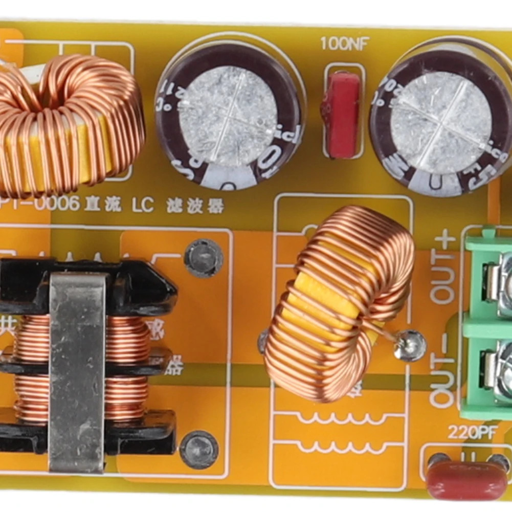 Filtr przeciwzakłóceniowy elektromagnetyczny Filtr DC LC 2A 4A 10A 20A Filtr EMI EMC FCC DC 12V Filtr zasilania wysokiej częstotliwości