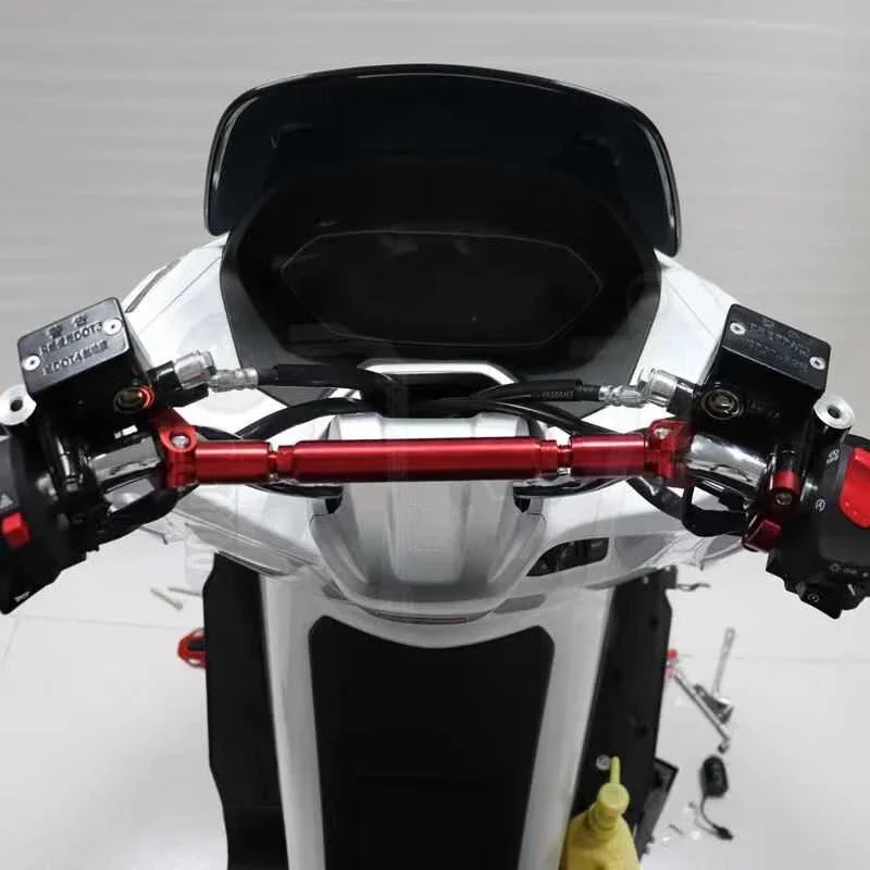 UHR125 Motorcycle Handlebar Accessory Mounts For HAOJUE UHR150 Cell Phone Navigation Bracket DVR Support Bar CNC Accessories
