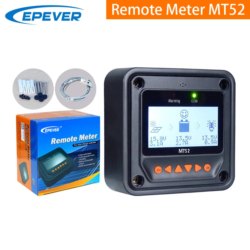 EPEVER MT52 Header Tracer AN BN LandStar LCD Solar Controller
