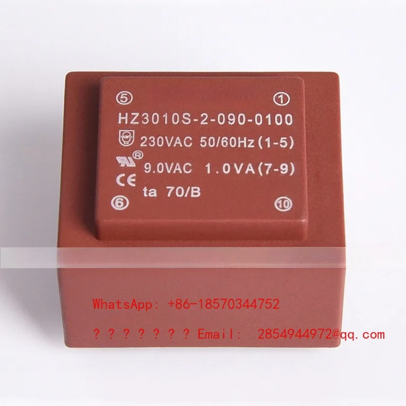 1VA1W 1.2W EI30/10.5 Series 230V To 9V 12V CE Waterproof Potting Power Transformer