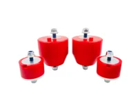 Para BMW E36 E46 Compact Z3 Z4 en línea 6CYL rojo bujes de soporte de transmisión y motor de poliuretano juego de 2 piezas y 4 piezas