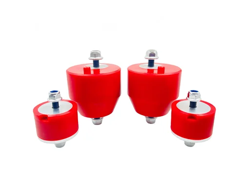 Imagen 1 del producto Para BMW E36 E46 Compact Z3 Z4 en línea 6CYL rojo bujes de soporte de transmisión y motor de poliuretano juego de 2 piezas y 4 piezas