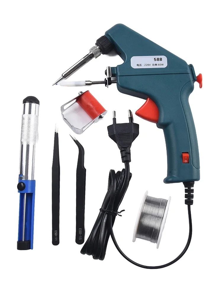 

Solder Machine Constant Temperature Electric Soldering Iron Automatic Set 60W Plastic Handle Soldering Iron For Welding