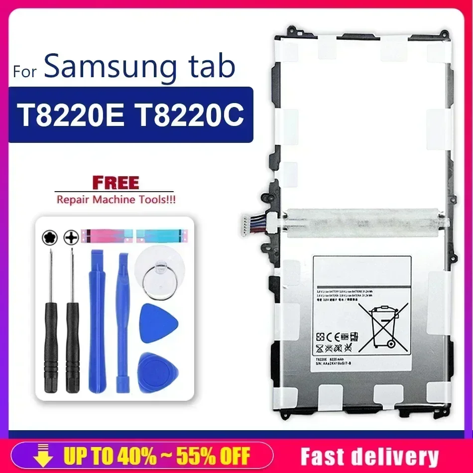 

Tablet Battery For Samsung Galaxy SM-P601 P600 T520 P601 P605 P607 Note 10.1 2014 Edition 8220mAh T8220E Batteries