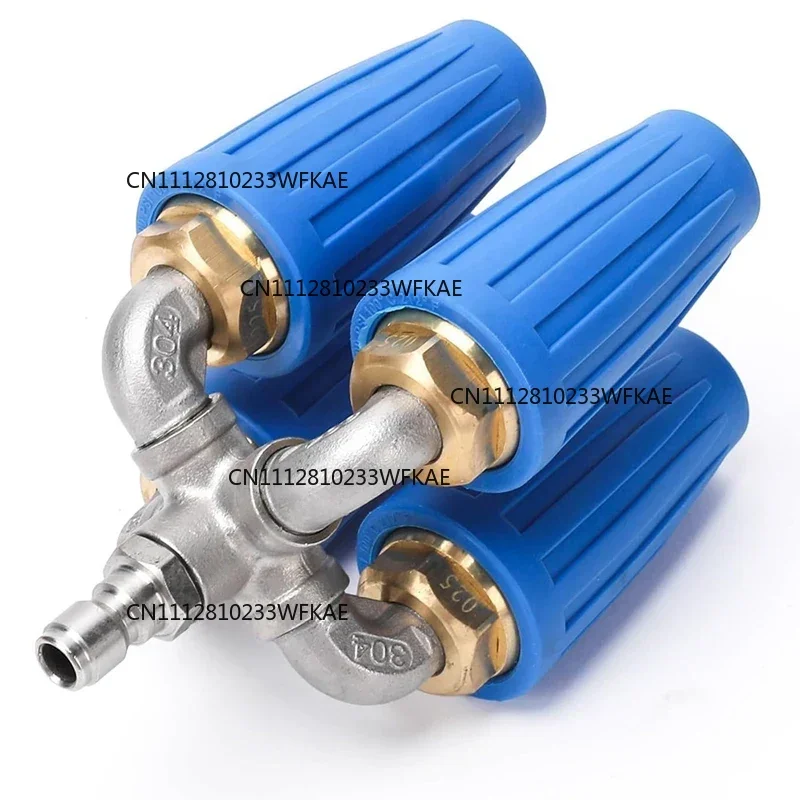 4-In-1 Turbo Nozzle Pressure Washer, 360° Rotating Turbo Nozzle With 1/4Inch Quick Connector, 2.5 Orifice,4000 PSI