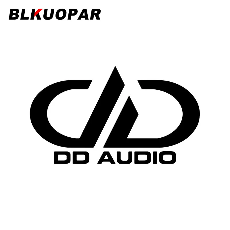 

Интересные автомобильные наклейки BLKUOPAR DD Audio, Защитная Наклейка на дверь автомобиля, забавная вырезанная креативная индивидуальная виниловая кондиционер воздуха