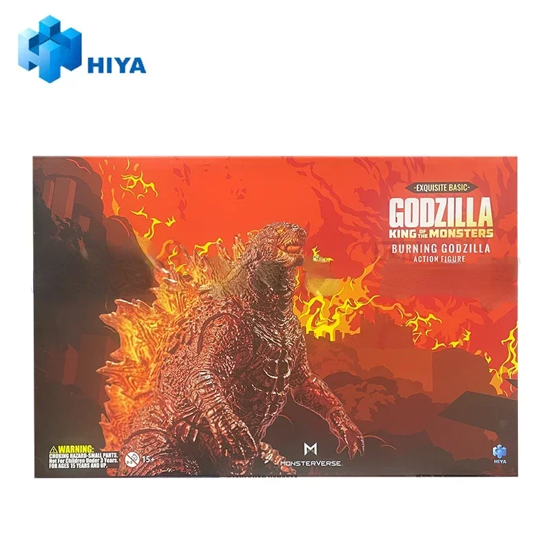 

In Stock HIYA 18cm Action Figure Beautiful Basic Burning Godzilla Anime Gift Toy Collection.
