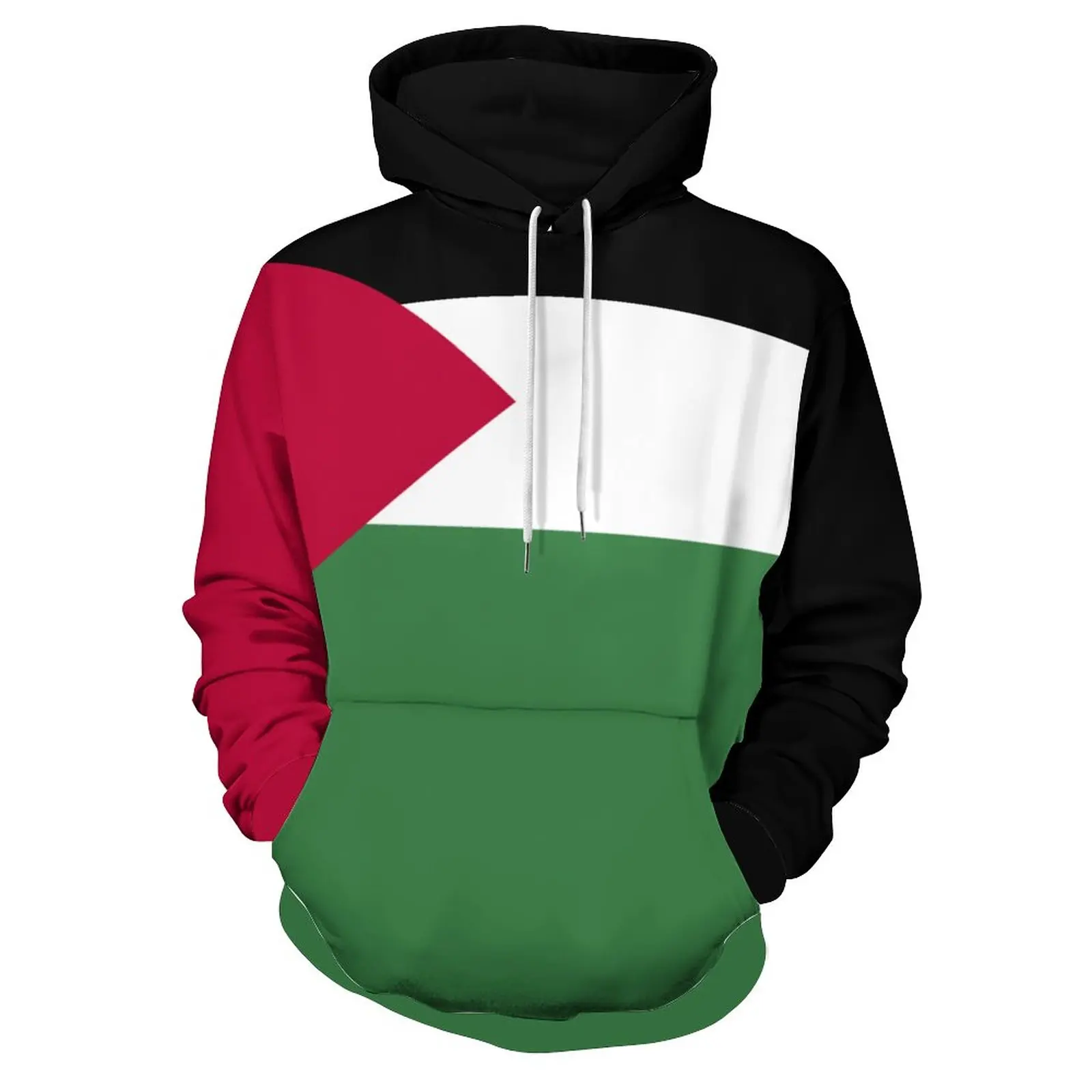 2024 Palestine Flag 3D Hoodie Polyester Men Women Harajuku Sweatshirt Unisex Casual Pullover Hoodies