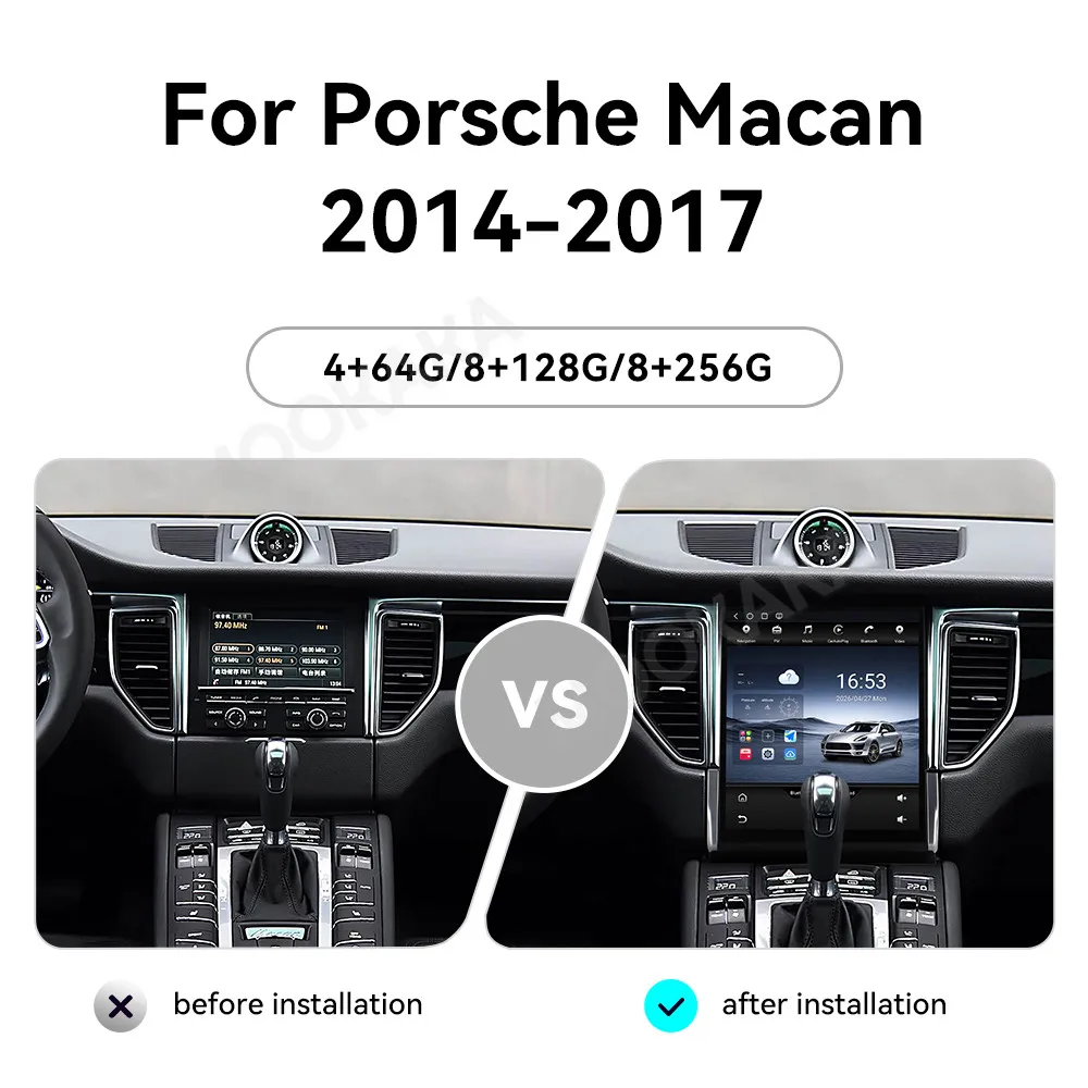 11.3Inch Android 15Car Radio Multimedia Player For Porsche Macan 2013 - 2018 GPS Navigation Carplay Auto Head Unit Touch Screen