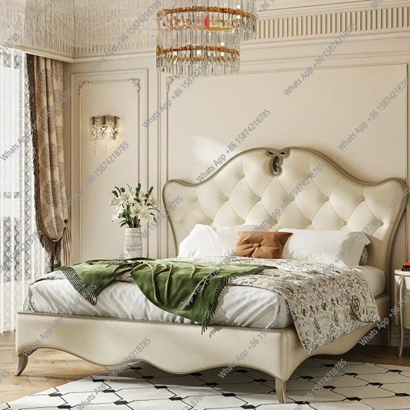 X American Estetica Letto Camera da letto Confortevole moderno Letto di lusso leggero di alta qualità Minimalista Letto Matrimoniale Mobili per la casa