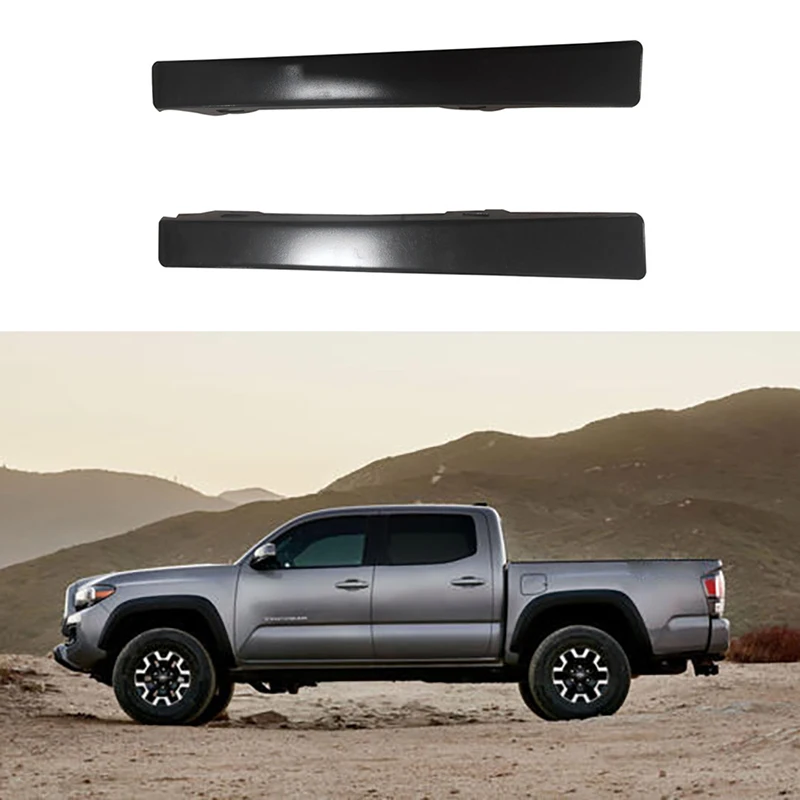 For 1995-1997 Toyota Tacoma 4X4 4Wd Pickup Car Headlight Filler Trim Pair 52513-35010 Black