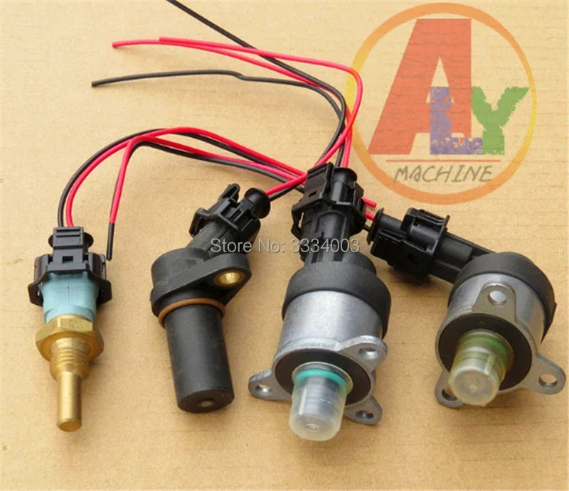 2 Pins Metering Unit Water Temperature Rotational Speed Injector Camshaft Position Sensor Plug For Bosccch