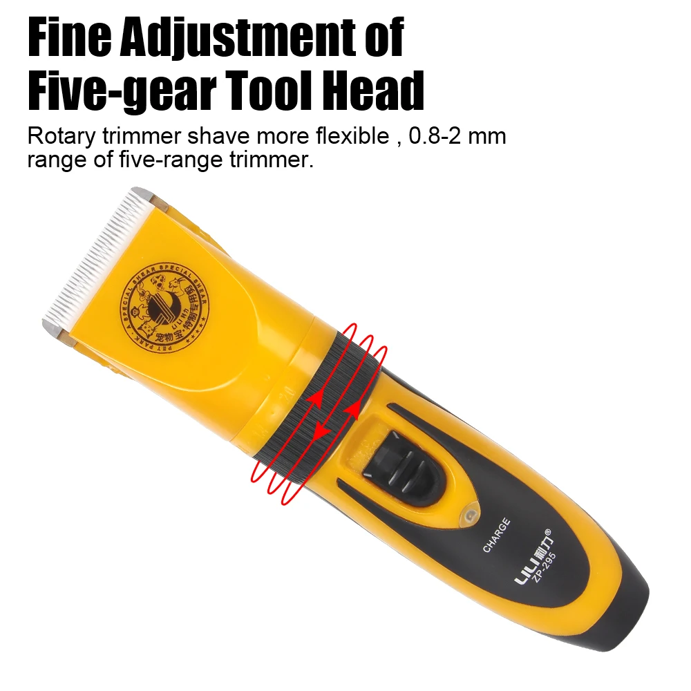 Haircut Trimmer Shaver Set Ceramic Blade Pet Hair Clipper for Rabbit Cat Puppy Grooming Clipper Cutter Electric Scissors - view 4