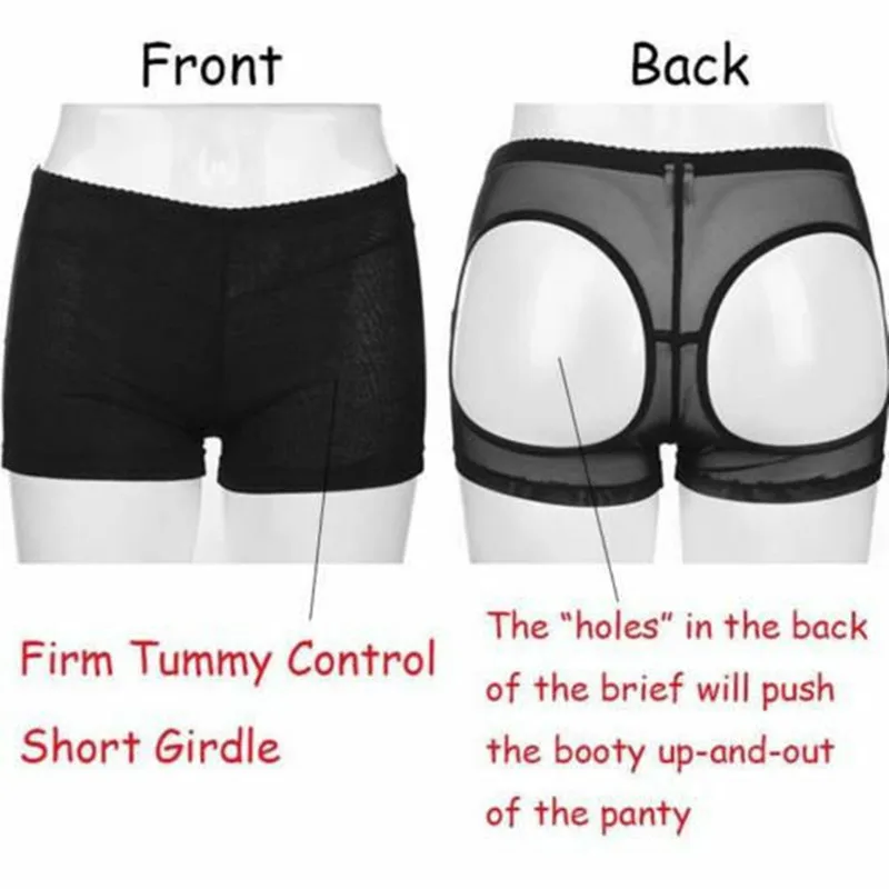 

Sexy Women Butt Lifter Shaper Tummy Control Panties Buttock Open Instan Boyshort Women Body Sculpting Hip Shaping Shorts