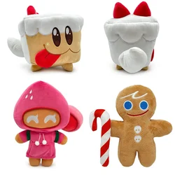 Cookie Run Kingdom Cake Dog Cute Gingerbread Man Plush Toy Appease Doll Strawberry girl Plushie Toy Children's Birthday Gift