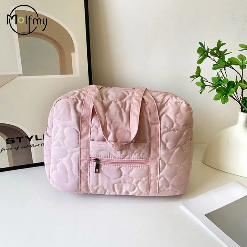 

Lightweight Fitness Tote Bag Portable Women's Handbag Lage Storage Bag Casual Shoulder Mummy Bag Bolsos De Mujer Tendencia 2025