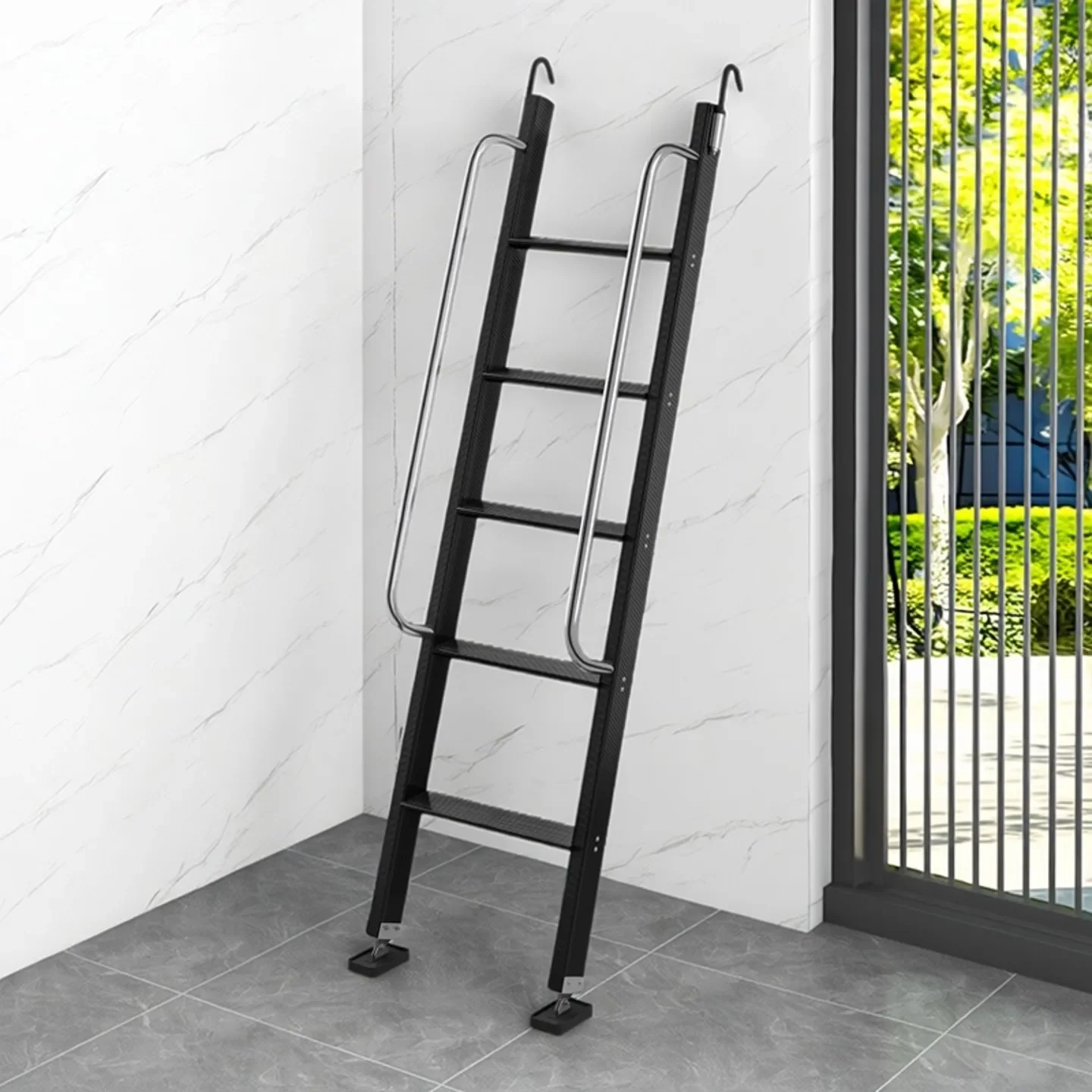 School dormitory bed Children's bed Ladder Household bunk bed Handrail ladder Moving stairs RV ladder