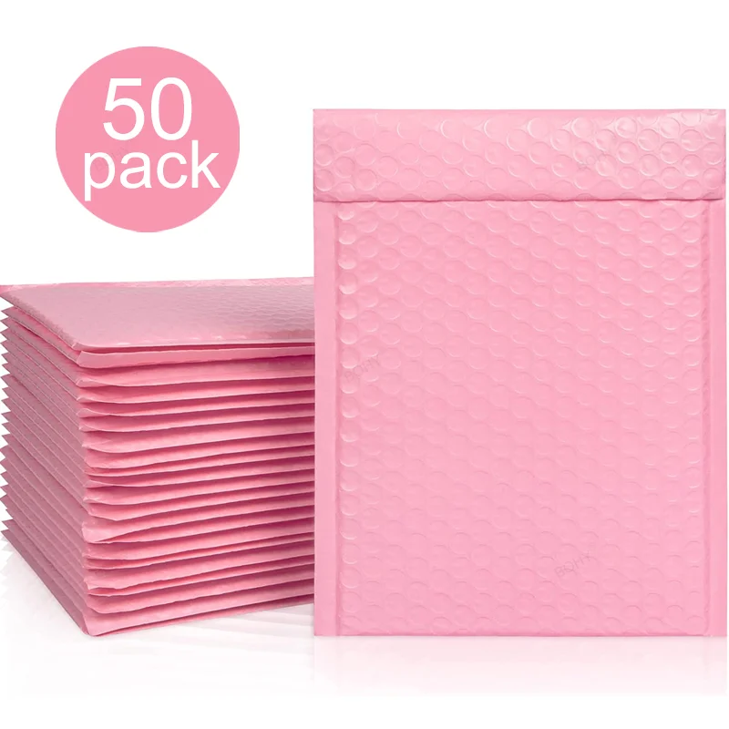 

50 шт./упаковка, водонепроницаемые конверты из пузырчатой пленки