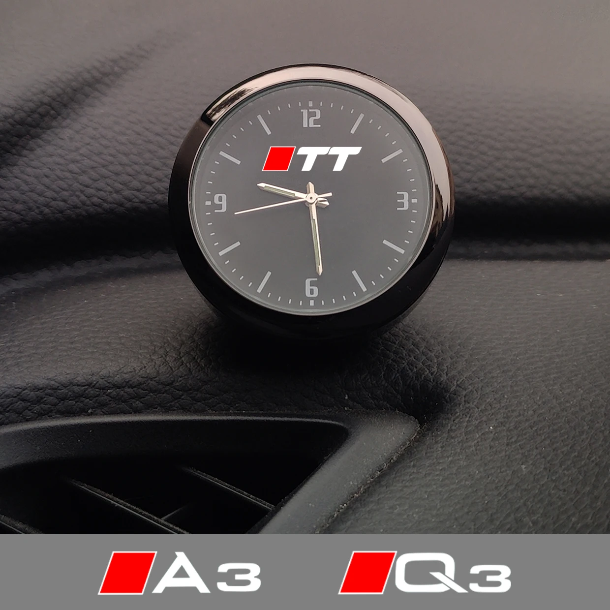 Car Decoration Clock Watch For Audi A1 A2 A3 A4 A5 A6 A7 A8 Q2 Q3 Q5 Q7 Q8 TT RS3 RS4 RS5 RS6 RS7 Q4 Car Electronic Quartz Watch