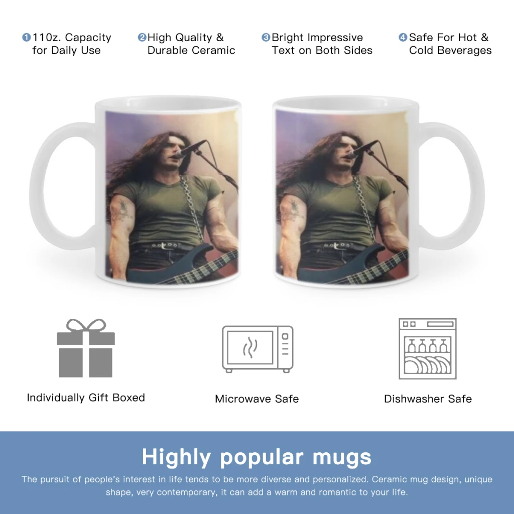 Type O Negative Peter Steele Dark Goth Free shipping Coffee Mug Custom Tea Cup Milk Beer Mugs Lovers Friends Gifts