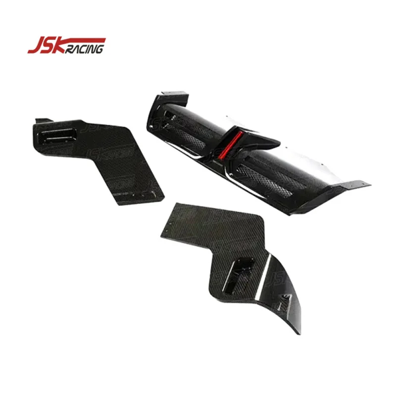 

Jsk Style Dry Carbon Fiber Rear For 2022-2023 Porsche Macan Car Bumper Lip Diffuser