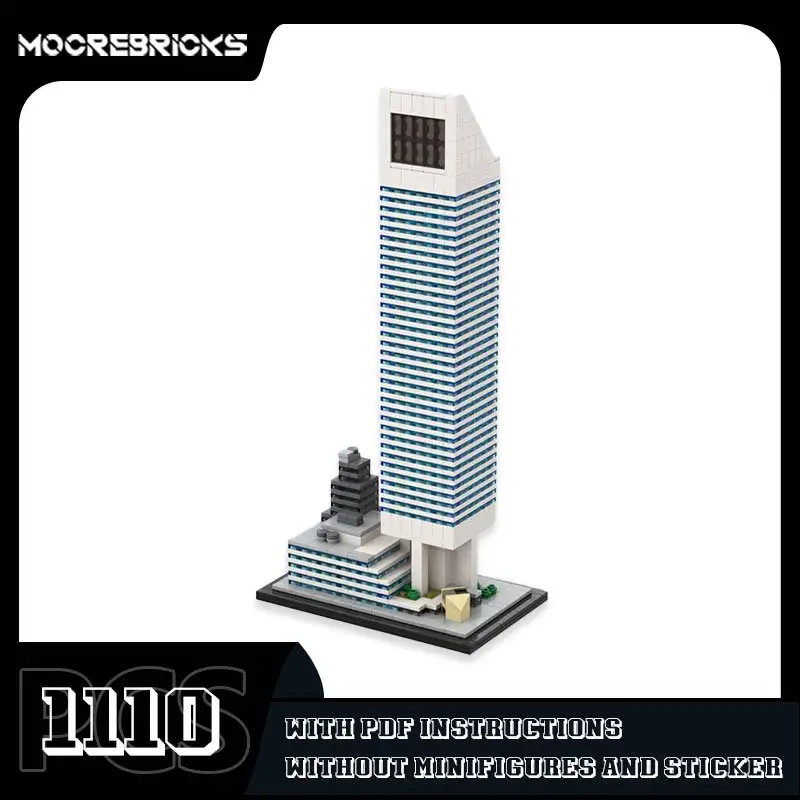 

MOC Citigroup Center Street View Building Blocks City Architecture Series Model Bricks Puzzle Toys Kids Desktop Decorate Gift