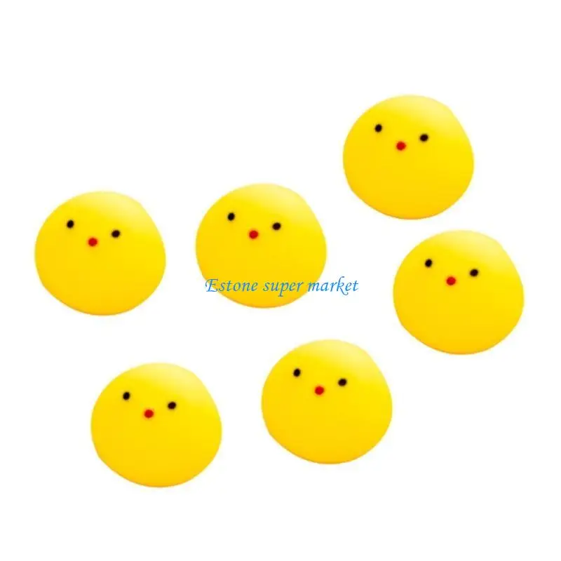 

090B Interesting Squeeze Yellow Chicken Can Be Squeezed Whenever and Whatever Make You and Feel Warm Nice Accompany