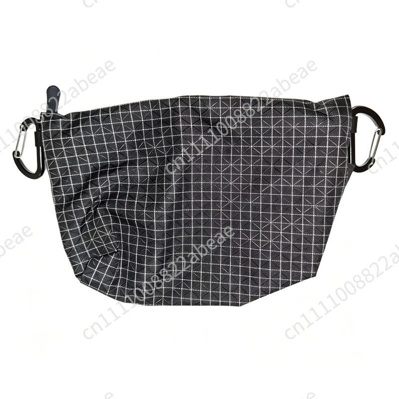 Outdoor Hiking Lightweight Small Zipper Handbag EDC Tools Wallet Passport Pouch Backpack Expansion Chest Bag 2pcs Hanging Buckle