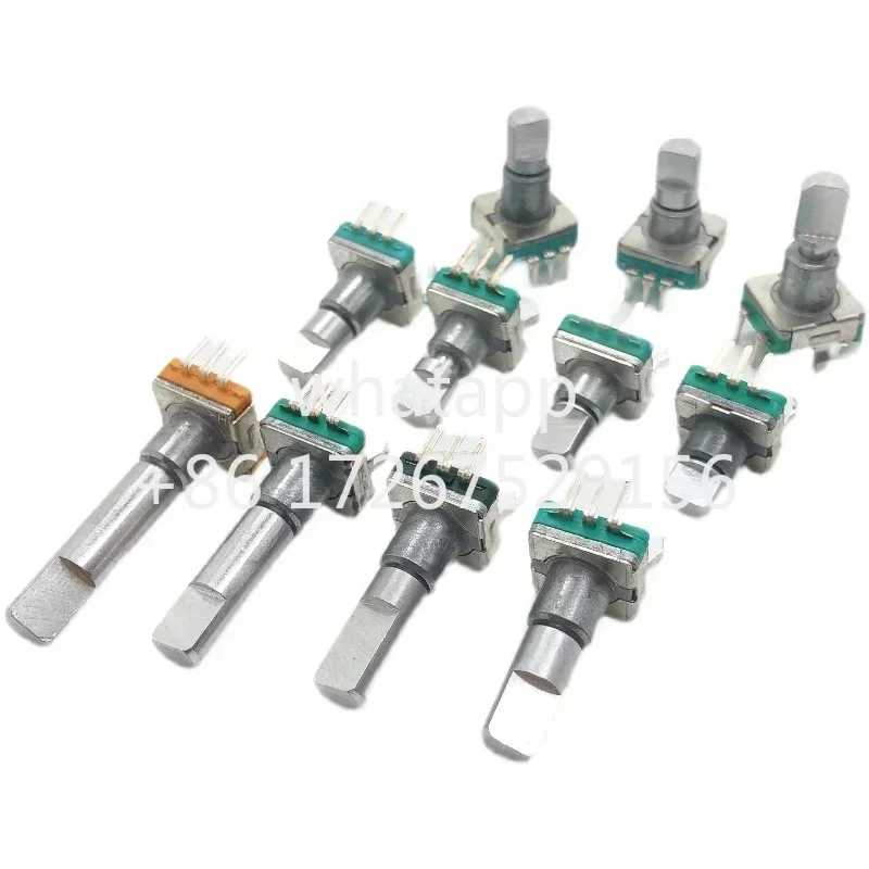 

10 Pcs Original Car navigation potentiometer CD DVD radio volume knob switch 360 degrees adjustment 5 foot strap press switch