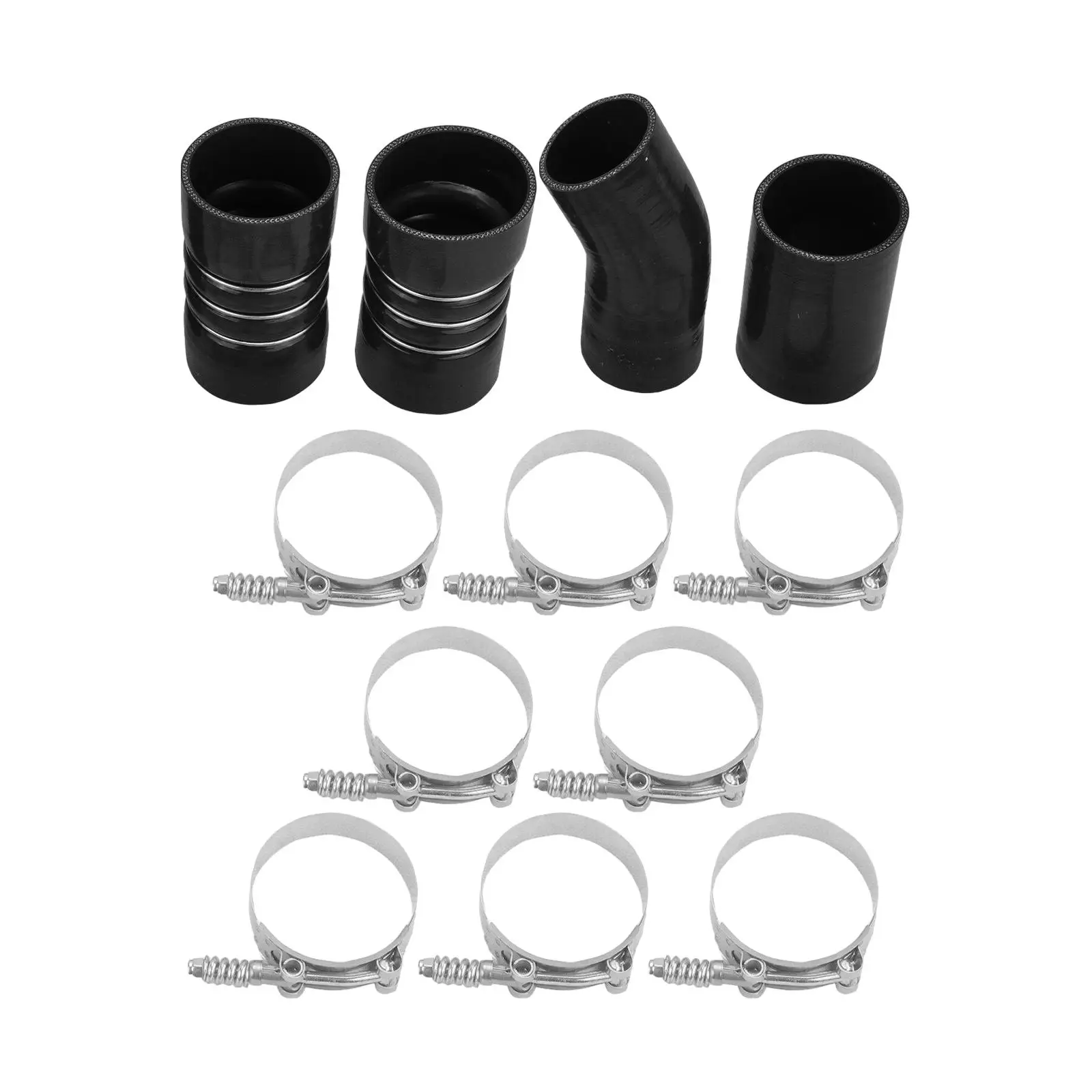 Turbo Intercooler Kit Silicone D Intercooler Cac Hose Accessories for Ford F250 6.0L Stable Performance