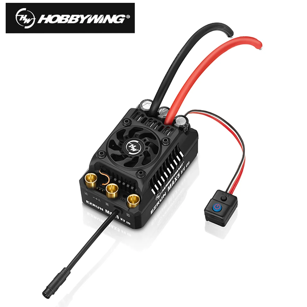 Hobbyezrun Max5 250A G2 HV เซ็นเซอร์6-12S ควบคุมความเร็วไร้แปรง ESC 6V/7.4V/8.4V BEC สำหรับ1/5รถบรรทุก/รถของเล่น