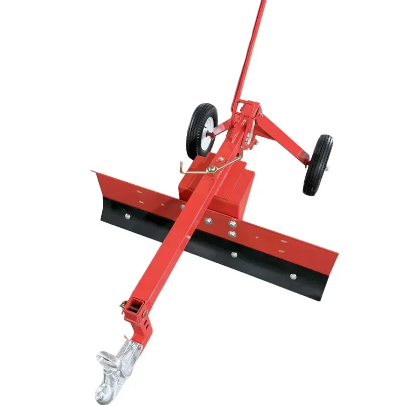 Adjustable Land Leveling Small Loader Tractor Rear Mounted Land Scraper Grader Blade for Agricultural Farm lane Garden