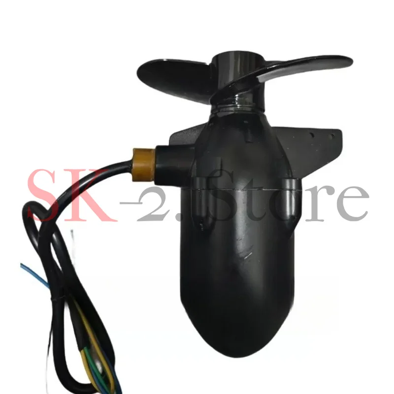12-72V Marine Underwater Propeller Rubber Boat Electric Outboard Motor Brushless Motor Waterproof Motor With Controller Handle