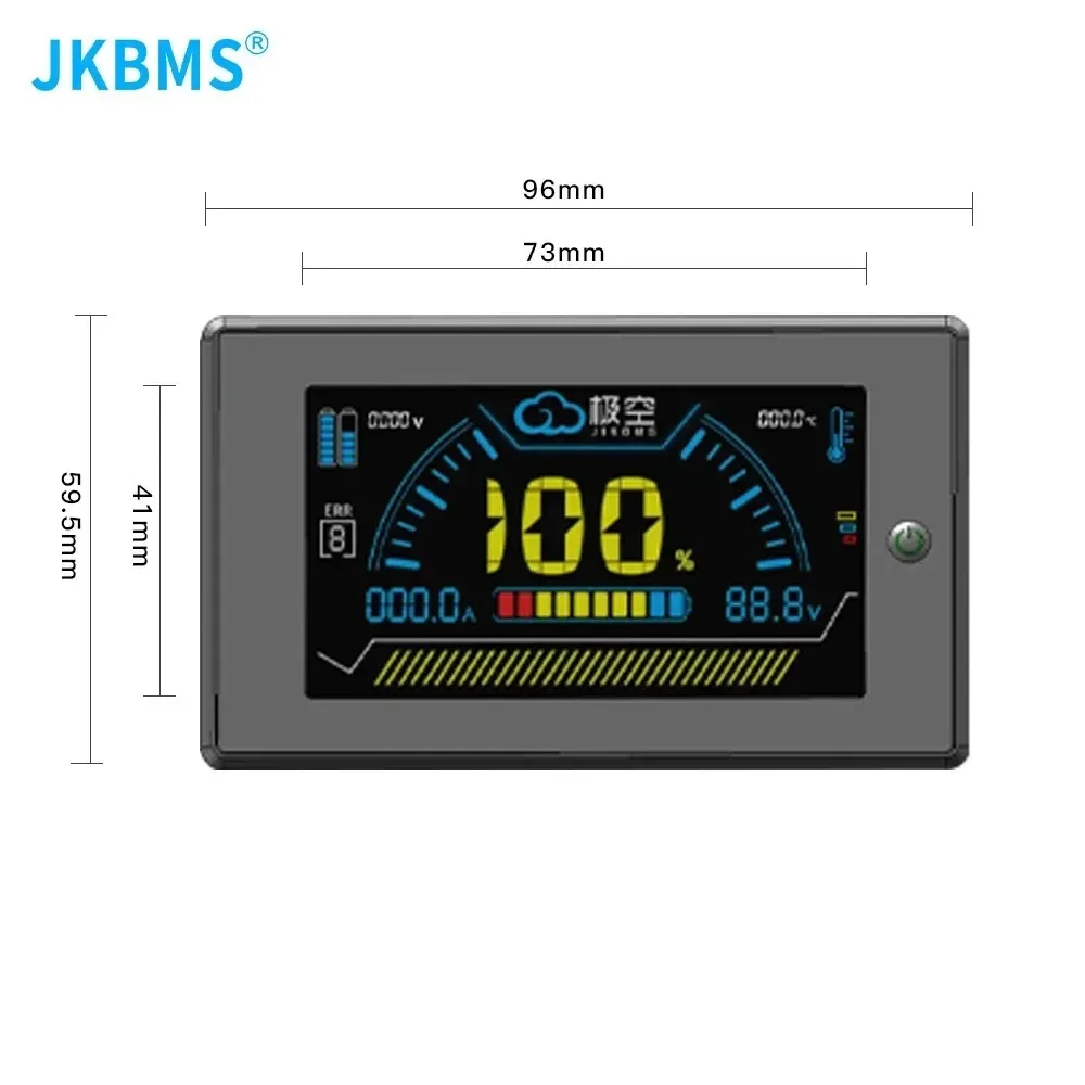 JKBMS Accessory 4.3 3.2 2.3 inch LCD RS485 CAN Module BMS Cable and LCD Display Adapter USBRJ45 RJ45 NTC Switch line