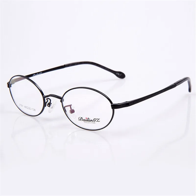 Vazrobe Oval Eyeglasses Glasses Men Women Frame Male Small Narrow Anti Blue Light -150 200 250 Myopia Optical Spectacles Bronze