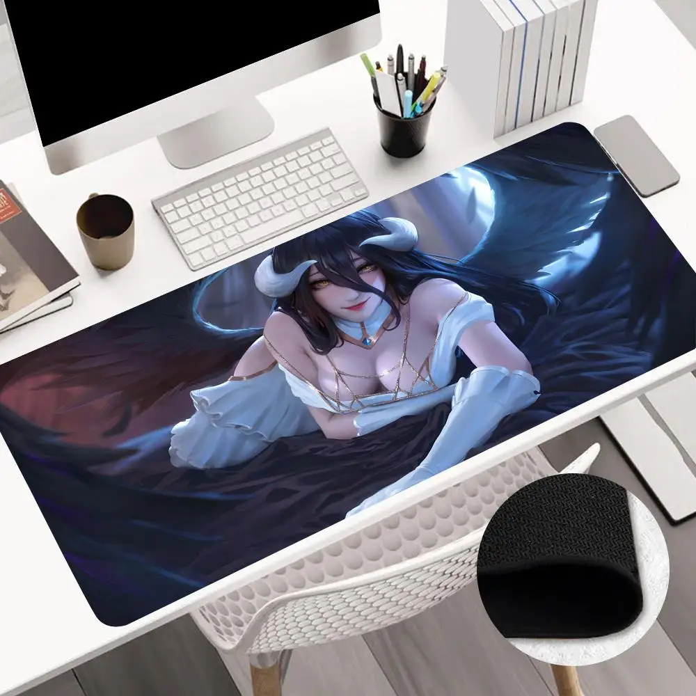 Anime A-Albedo O-Overlord MINISO Mouse Pad Anime Game Mouse Pad Computer Desk Pad Office Carpet Laptop Mouse Pad