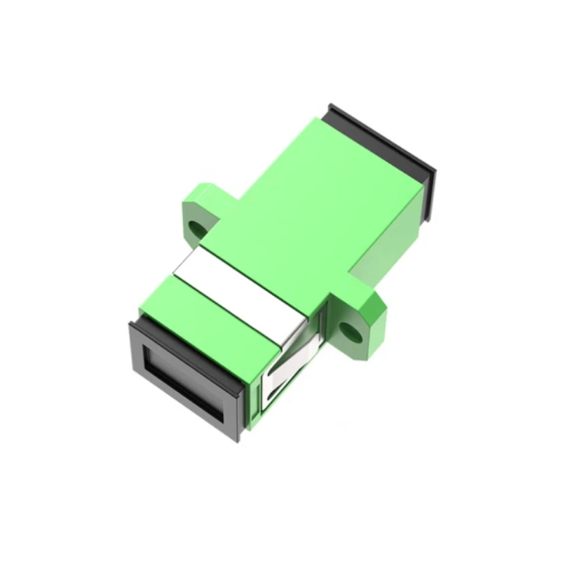 SC APC Simplex Green Fiber Optical Adapter Coupling Coupler Connector