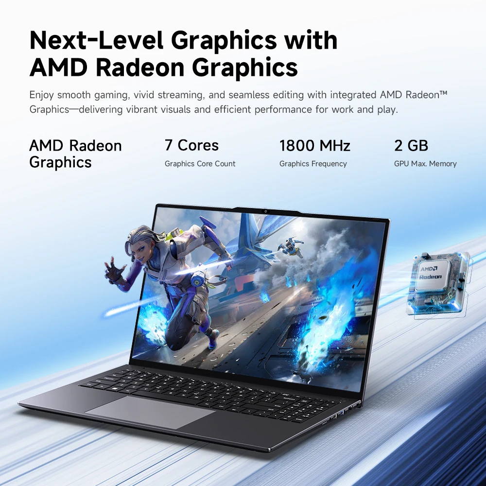 CHUWI CoreBook PLUS Laptop AMD R5-5500U 16GB DDR4 512GB SSD 16