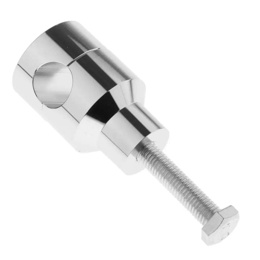 1'' Chrome Handlebar Fat Bar Riser Mount Clamp Adaptor for Harley Yamaha