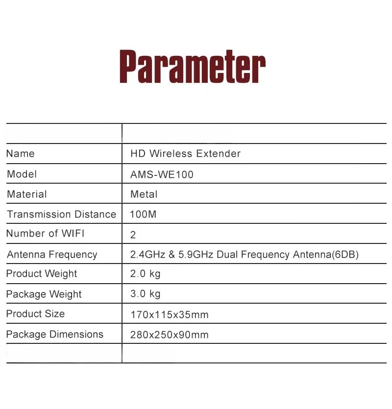 Kabelloser Video-Sender-Empfänger 4K HD Extender (TX RX) mit 100M Audio-Ausgang