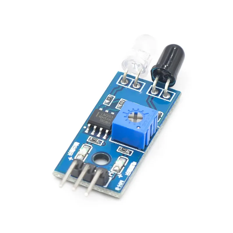 5~500Pcs Smart Car Obstacle Avoidance Sensor Module Infrared Tube Module Photoelectric Reflection Sensor