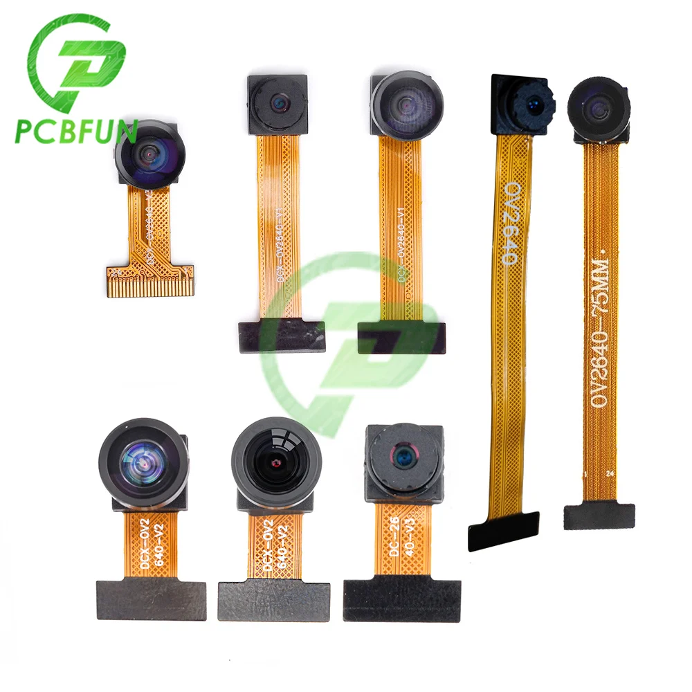 OV2640 Camera Module Fisheye Wide-angle Lens 66/68/120/160 Degree 24PIN 0.5mm Pitch for ESP32-CAM 2 Million Pixels 2MP